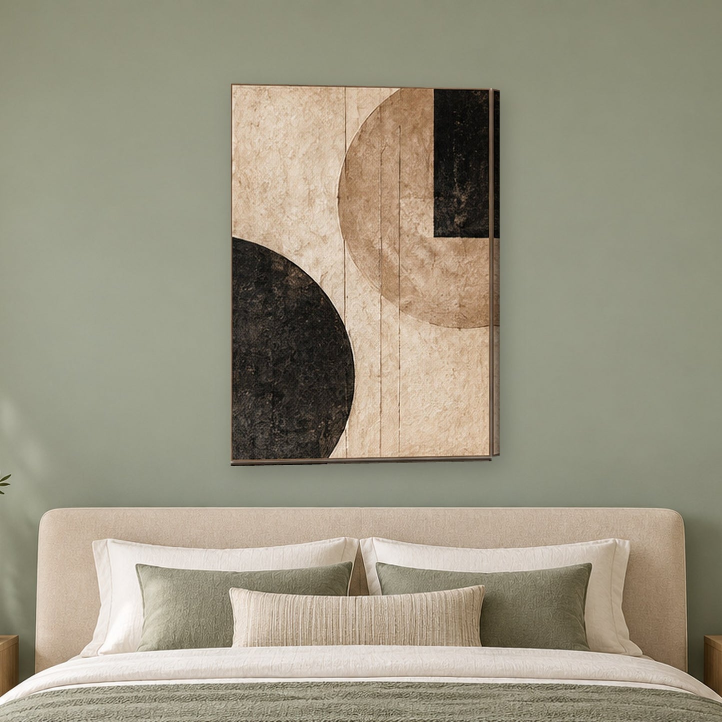 Tablou decorativ - Geometrie linistita pe perete, in camera - Zibo.ro