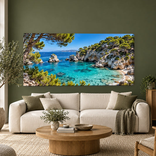 Tablou decorativ - Golf ascuns pe perete, in camera - Zibo.ro