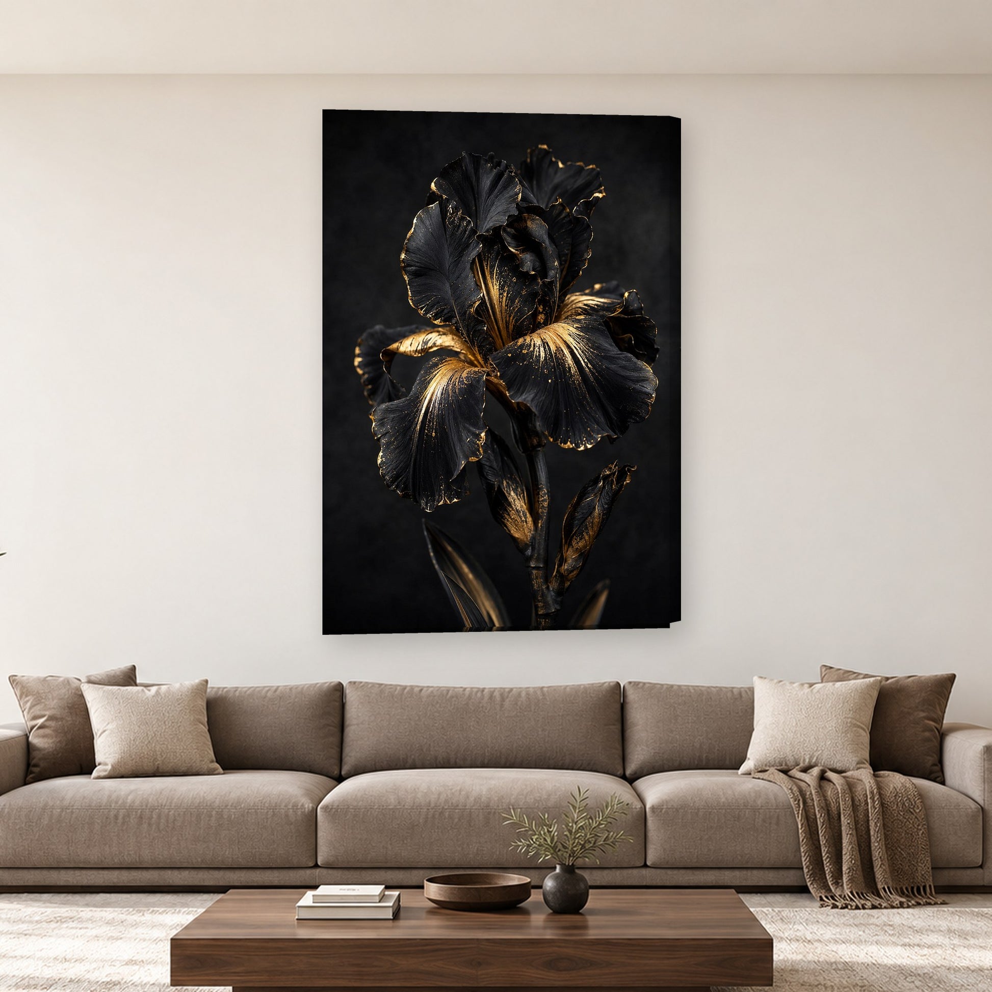 Tablou decorativ - Irisul Negru pe perete, in camera - Zibo.ro