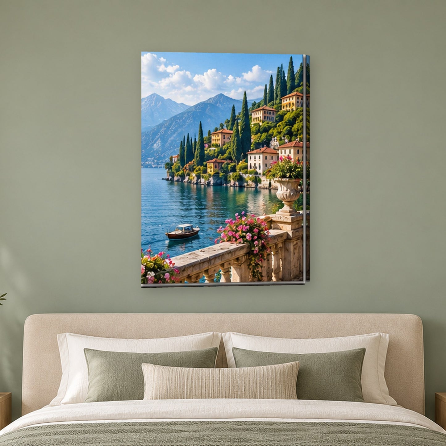 Tablou decorativ - Lacul Como, Eleganta atemporala pe perete, in camera - Zibo.ro