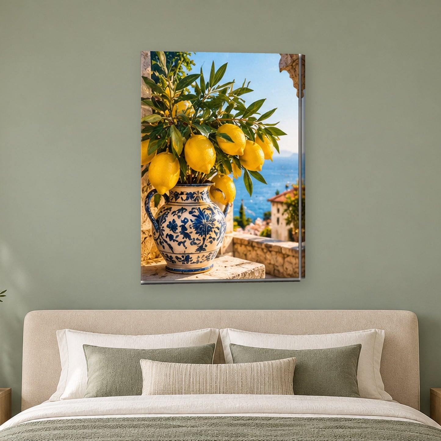 Tablou decorativ - Lamai mediteraneene pe perete, in camera - Zibo.ro