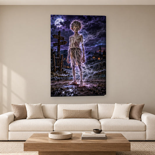 Tablou decorativ - Moroiul pe perete, in camera - Zibo.ro