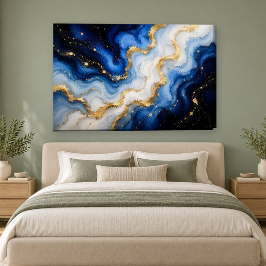 Tablou decorativ - Ocean cosmic pe perete, in camera - Zibo.ro