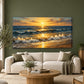 Tablou decorativ - Oceanul de aur pe perete, in camera - Zibo.ro