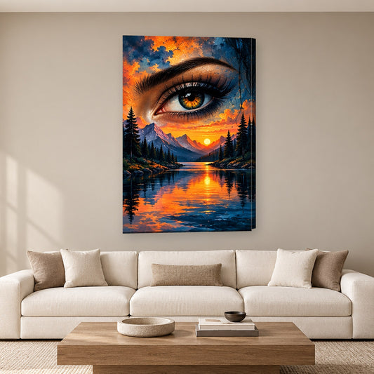 Tablou decorativ - Ochiul Vaii Linistite pe perete, in camera - Zibo.ro