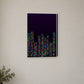 Tablou decorativ - Oras fluorescent pe perete, in camera - Zibo.ro