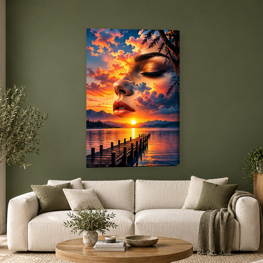 Tablou decorativ - Pontonul de Seara pe perete, in camera - Zibo.ro