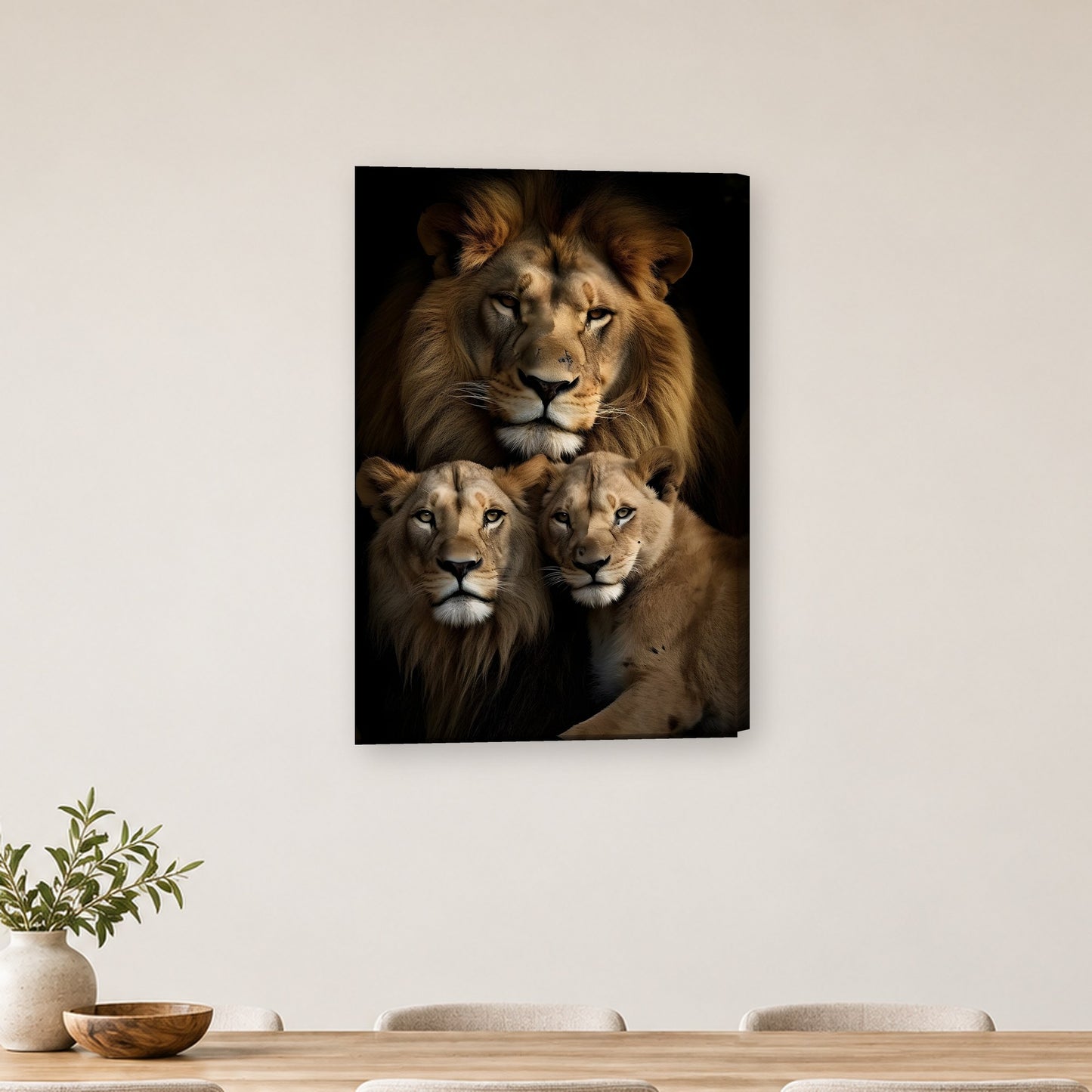 Tablou decorativ - Portretul Familiei pe perete, in camera - Zibo.ro
