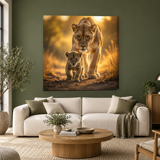 Tablou decorativ - Primii Pasi pe perete, in camera - Zibo.ro