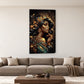 Tablou decorativ - Printesa de aur pe perete, in camera - Zibo.ro