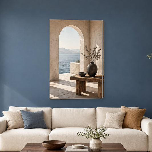 Tablou decorativ - Priveliste spre mare pe perete, in camera - Zibo.ro