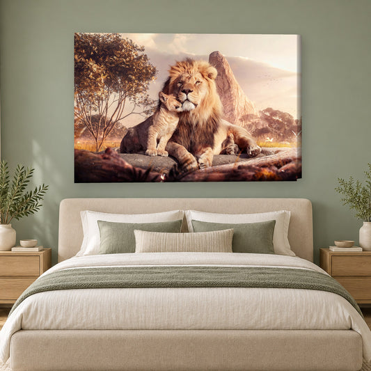 Tablou decorativ - Regele si Mostenitorul pe perete, in camera - Zibo.ro