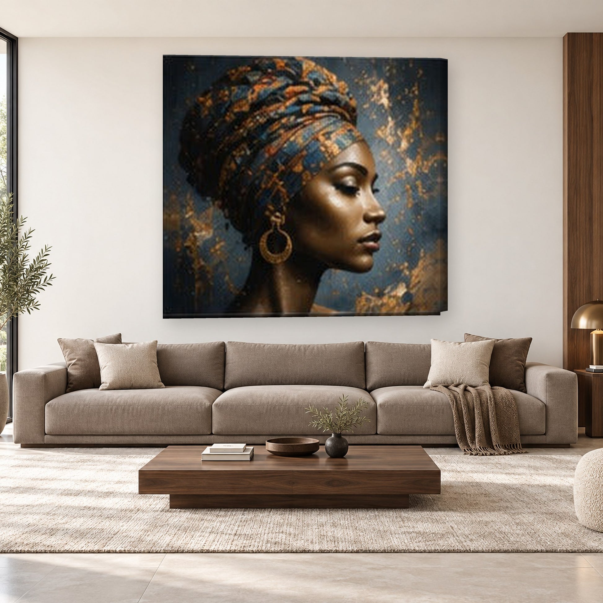 Tablou decorativ - Regina de abanos pe perete, in camera - Zibo.ro