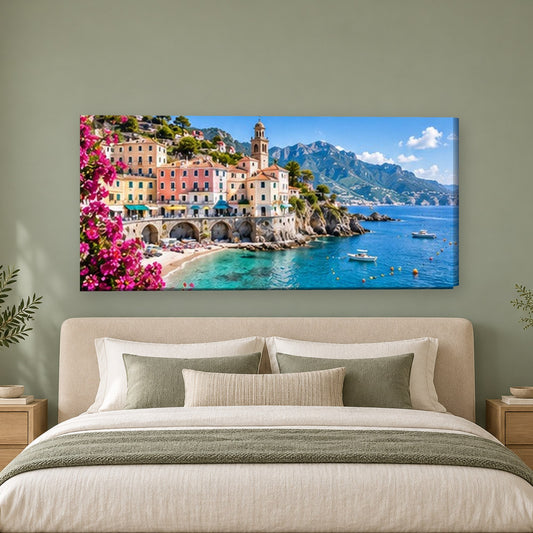 Tablou decorativ - Sat colorat pe perete, in camera - Zibo.ro