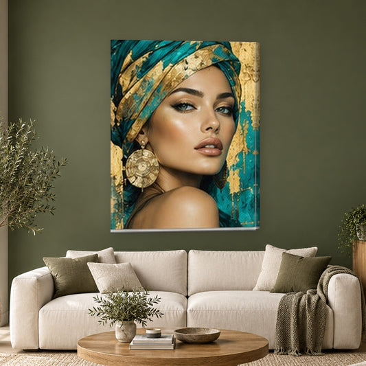 Tablou decorativ - Sultana pe perete, in camera - Zibo.ro