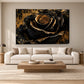 Tablou decorativ - Trandafirul Negru pe perete, in camera - Zibo.ro