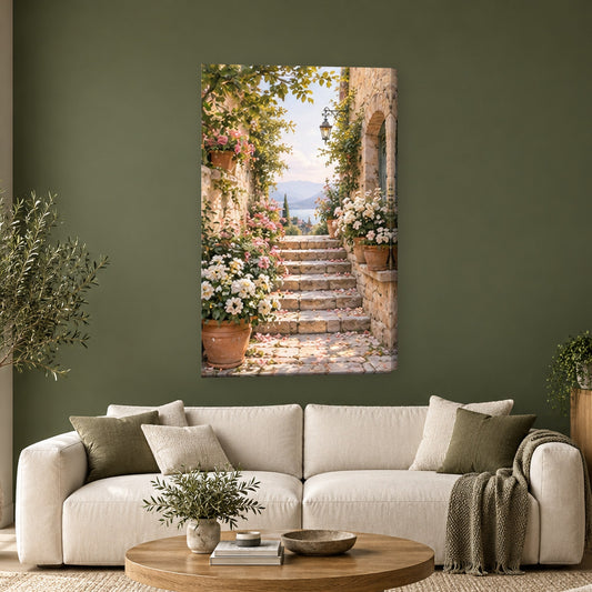 Tablou decorativ - Trepte spre o zi mai buna pe perete, in camera - Zibo.ro