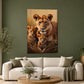 Tablou decorativ - Trioul din Savana pe perete, in camera - Zibo.ro