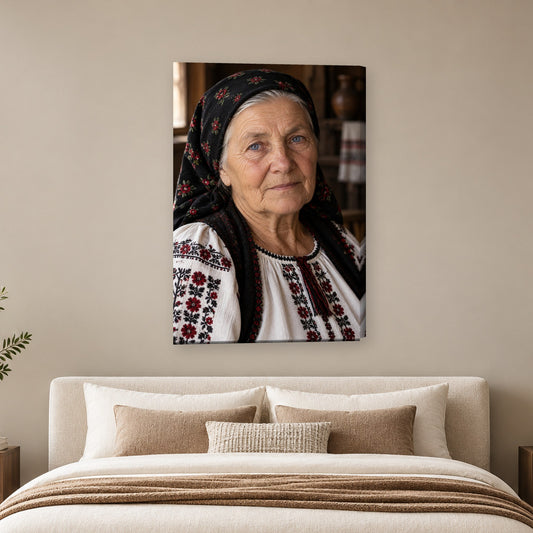 Tablou decorativ - Zambet cald pe perete, in camera - Zibo.ro