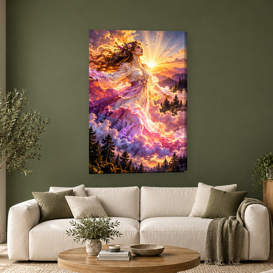 Tablou decorativ - Zana Amurgului pe perete, in camera - Zibo.ro