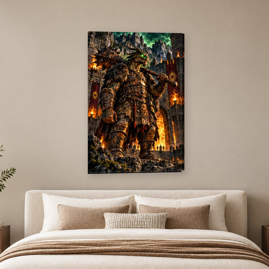 Tablou decorativ - Zmeul pe perete, in camera - Zibo.ro