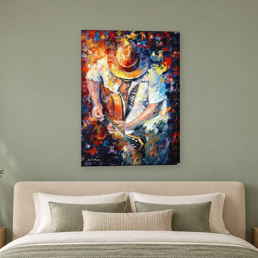 Tablou decorativ - Saxofonistul pe perete, in camera - Zibo.ro