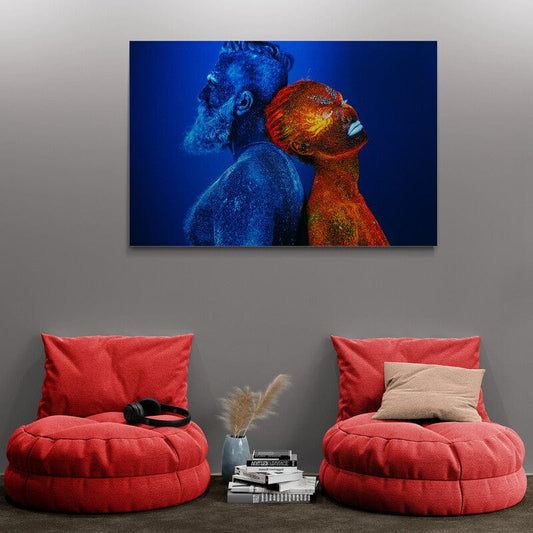 Tablou Canvas - Fluo Duo 2