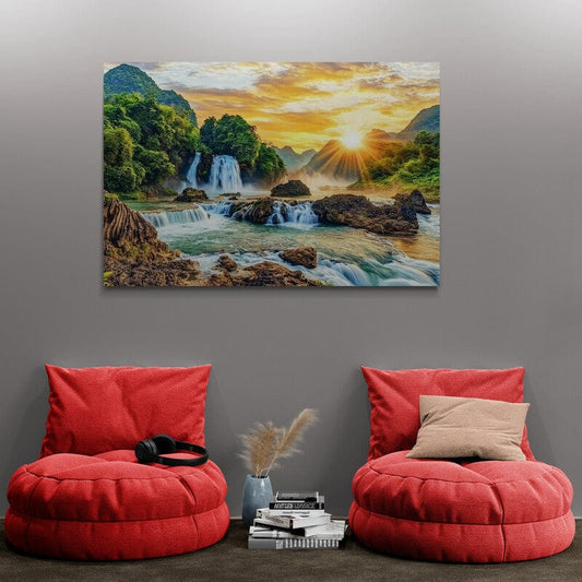 Tablou Canvas - Asfintit pe Parau de Munte