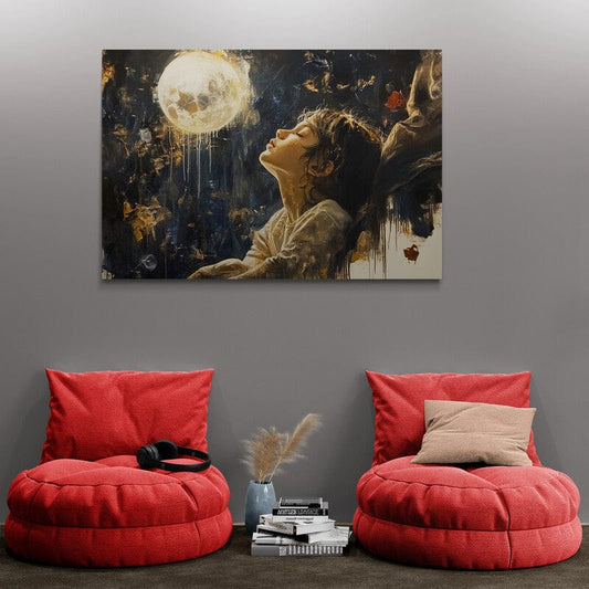 Tablou Canvas - Spre Luna