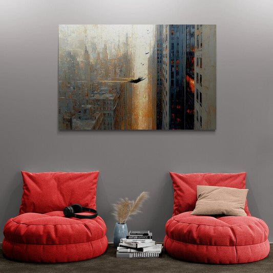 Tablou Canvas - Citadin Apocalisa