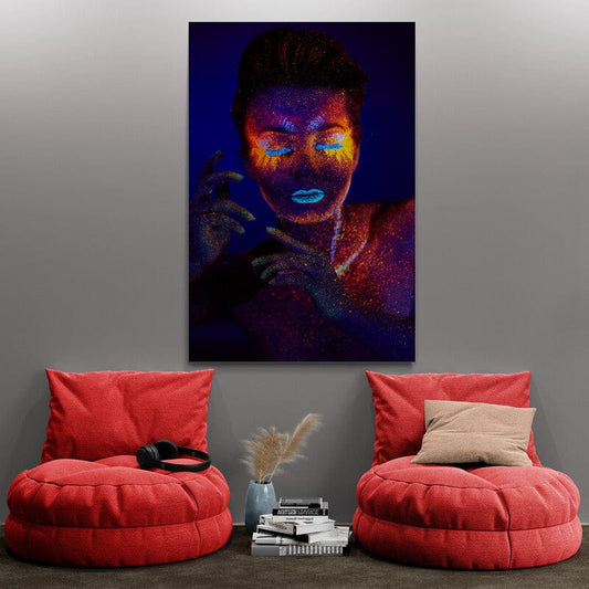 Tablou Canvas - Fluo Girl 2