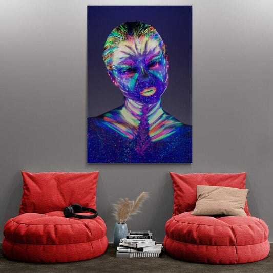 Tablou Canvas - Fluo Girl 3