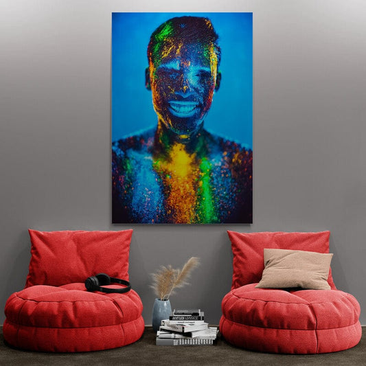 Tablou Canvas - Fluo Man 1