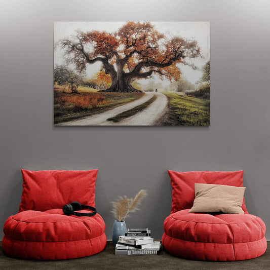 Tablou Canvas - Copac pe carare