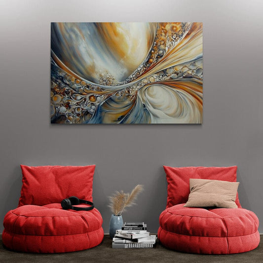 Tablou Canvas - Eleganta Abstracta a Perlelor
