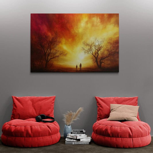 Tablou Canvas - Pierduti spre Asfintit