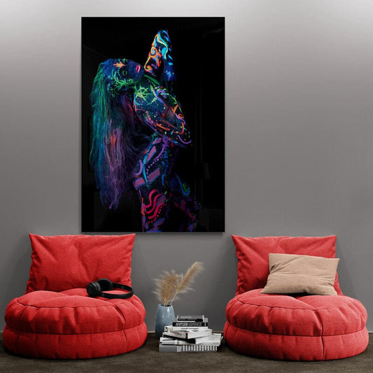 Tablou Canvas - Fluo Girl 6