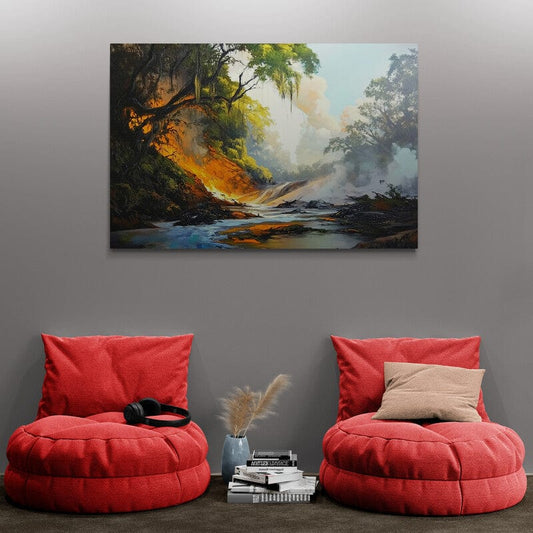 Tablou Canvas - Parau Aprins