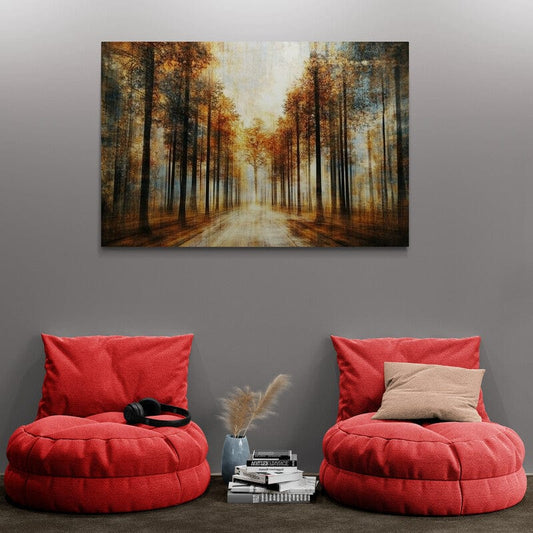 Tablou Canvas - Copaci Abstracti