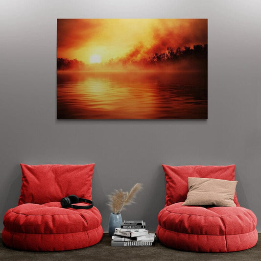 Tablou Canvas - Asfintit pe Ape