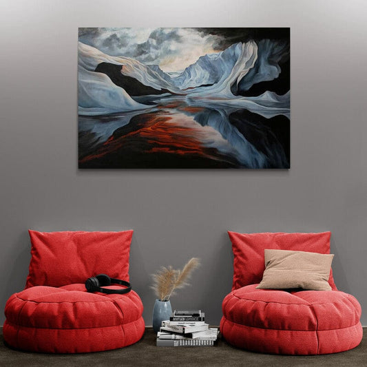 Tablou Canvas - Peisaj Arctic Abstract