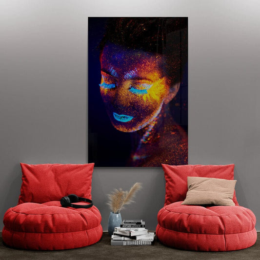 Tablou Canvas - Fluo Girl 4