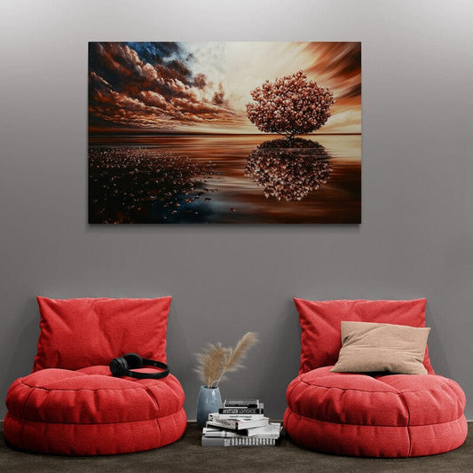 Tablou Canvas - Reflectie copac