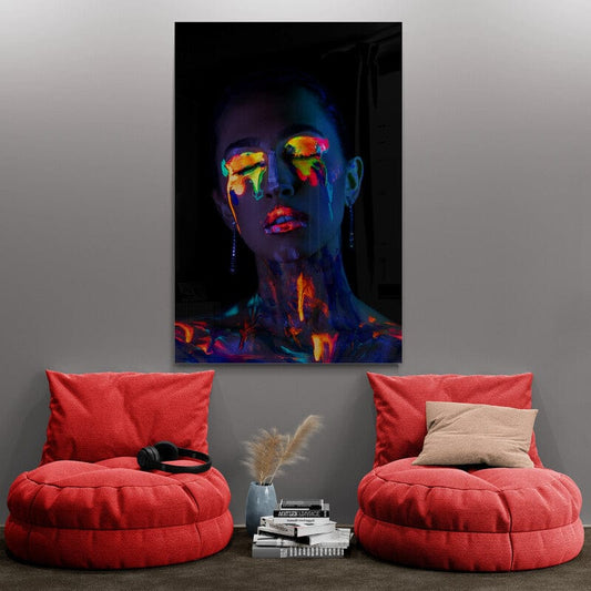 Tablou Canvas - Fluo Girl 10