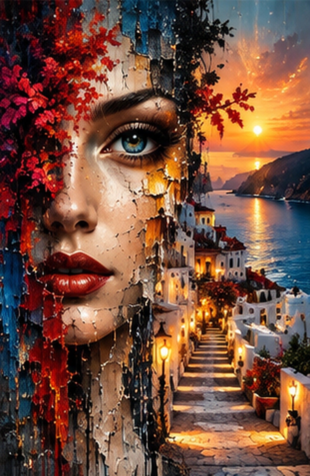 Tablou decorativ - Straduta cu Felinare