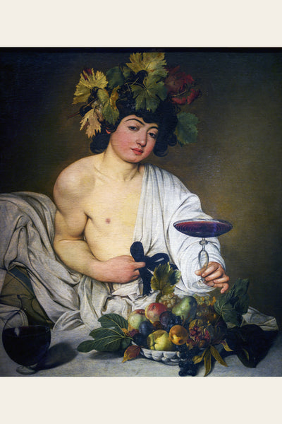 Tablou decorativ - Bacchus (dupa Caravaggio)