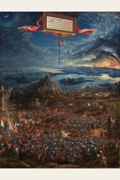 Tablou decorativ - Batalia de la Issus (dupa Albrecht Altdorfer)