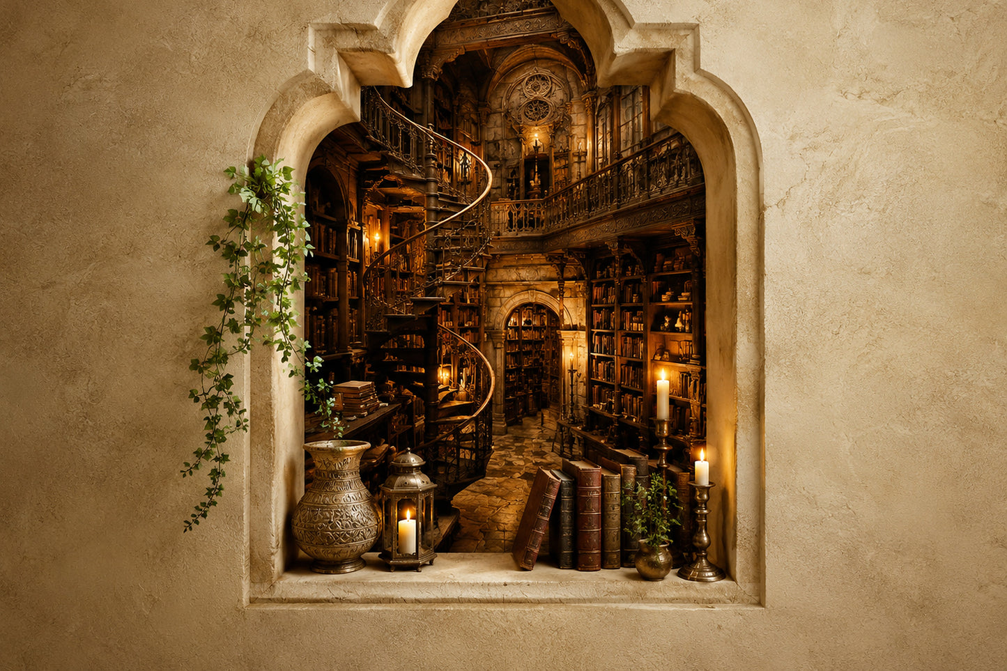 Tablou decorativ Biblioteca Secretă