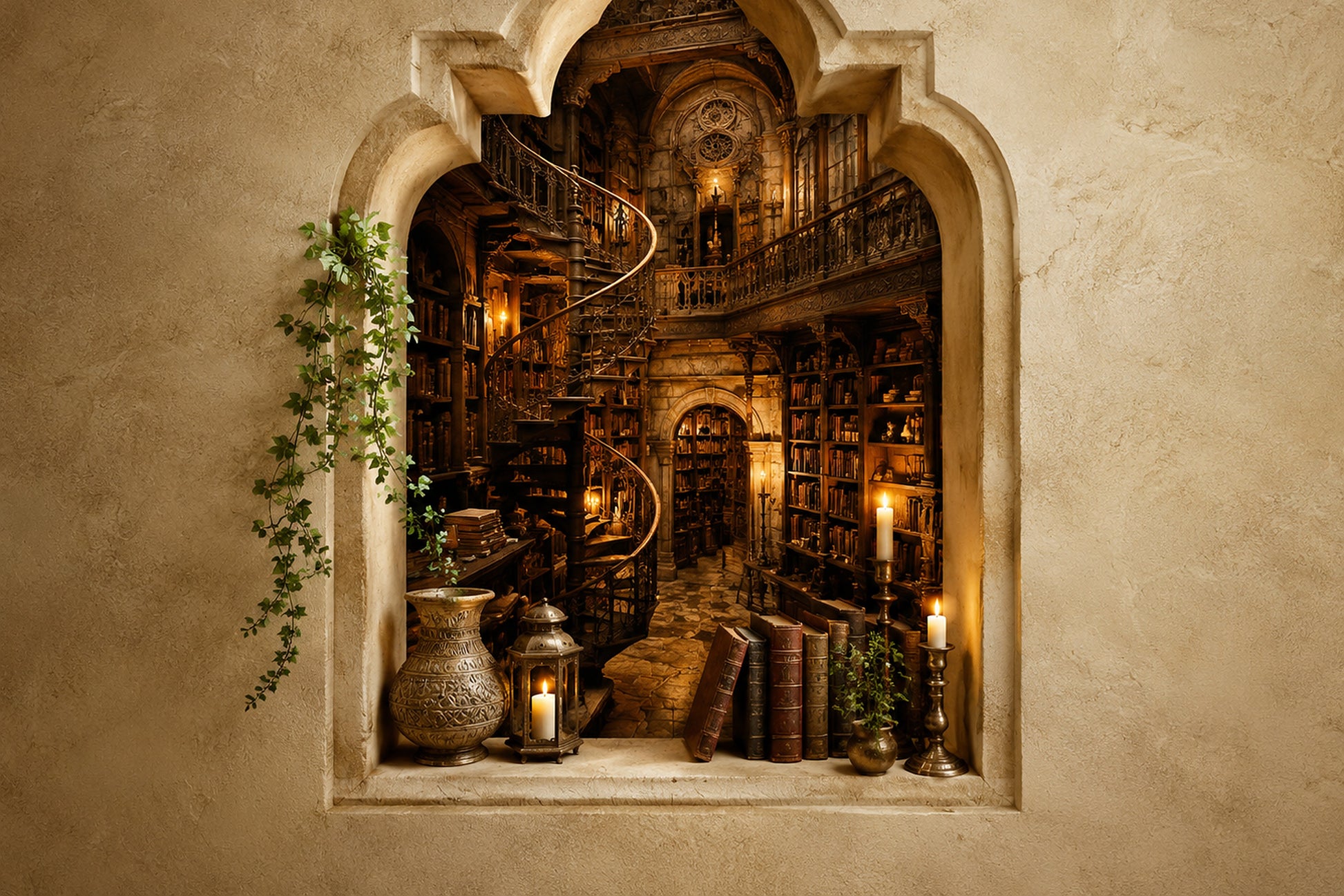 Tablou decorativ Biblioteca Secretă