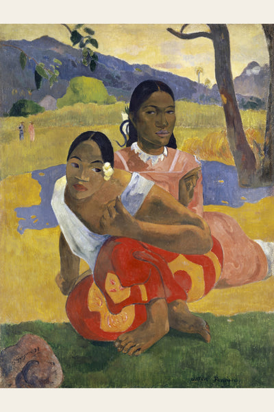 Tablou decorativ - Cand te mariti (dupa Paul Gauguin)